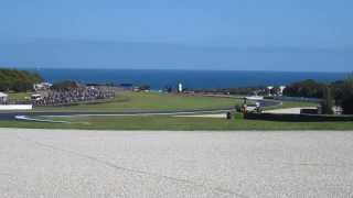 The view from Lukey Heights of the opening lap of 2012 Phillip Island MotoGP [upl. by Olegnaleahcim]