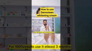 How to use Dermoteen Whitening cream  Dermoteen whitening cream side Effects  Dr Nadeem Pharmacist [upl. by Thurlough]