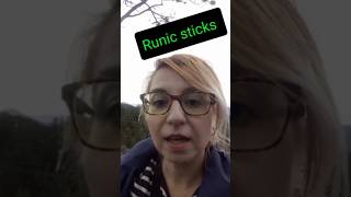 What are runic sticks runes futhark runicmagic [upl. by Corvin]