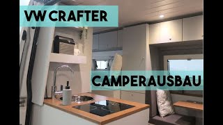 VW Crafter Camperausbau mit Induktionsherd und Schwerlastauszug für EBike [upl. by Sunshine]