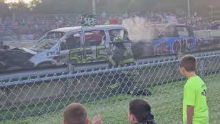 Roanoke FALL FESTIVAL DEMOLITION Derby [upl. by Enoitna368]