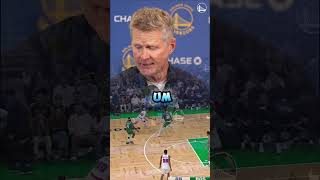 Steve Kerr Looney Is A Winner [upl. by Mair]