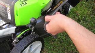 Greenworks 21quot Corded Electric Lawn Mower Review and Tips [upl. by Bill]