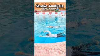 25m Freestyle Swimming  Stroke Analysis 🏊🏻‍♀️ swimmingtips swimmingpool swimming swim [upl. by Isman]