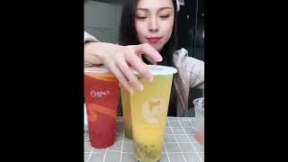 水果茶 奶茶 喝播声控 我现在好想吃辣，哪怕是根辣烤脖都能让我两眼放光 [upl. by Johnathon]