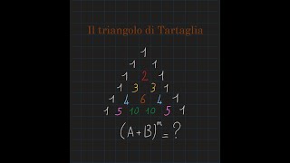 Polinomi il triangolo di Tartaglia e le potenze di un binomio Teoria ed esercizi svolti [upl. by Darej484]