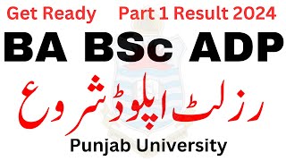 Part 1 Result 2024 BA BSc ADP PU  ADP Part 1 Result 2024 PU  3rd Year Results 2024 PU ADA ADS [upl. by Yennej]