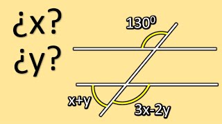 ÁNGULOS FORMADOS POR DOS RECTAS PARALELAS Y CORTADAS POR UNA TRANSVERSAL secante [upl. by Kurzawa]