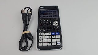 Casio FXCG50 Graphing Calculator Black White USB Cable Python Tested wBattery Ebay Mercari Video [upl. by Nollaf]