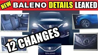 New Baleno Facelift 2019 all details leaked with new video  12 changes in new baleno  ASY [upl. by Schreibe]