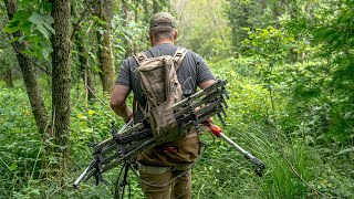 FALL PREP ON NEW LAND STANDS BLINDS CAMERAS [upl. by Adnuhsat226]