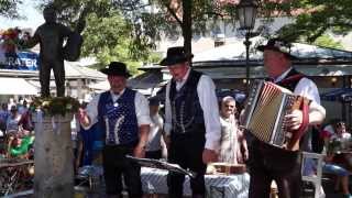 Gstanzl vom Dachauer Moosxangl Brunnenfest 2013 Viktualienmarkt München [upl. by Aitra]