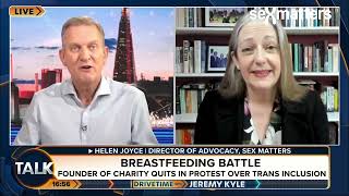 Breastfeeding charity trustee quits over quotinclusivequot policy  Helen Joyce on TalkTV [upl. by Sinnaiy]