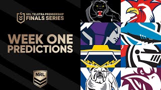 NRL Finals Week 1 Predictions 2024 [upl. by Lebazej870]