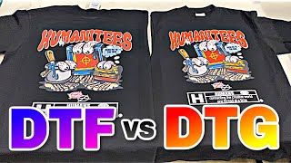 DTG vs DTF Deep Dive and Techniques on a Shirt [upl. by Cassondra]