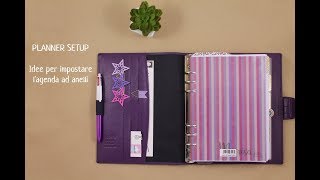 Idee per organizzare lagenda ad anelli  Planner setup 2018 [upl. by Capp632]