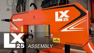 LX25 Portable Sawmill Assembly  WoodMizer [upl. by Ahsercul]