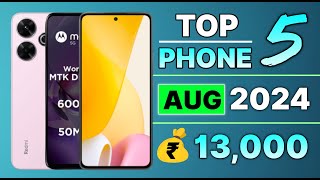 Top 5 Best Mobile Phones Under 13000 In 2024  Top 5 Best Phone Under 13000 In 2024 [upl. by Nirtiak]