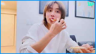 Eng Sub Jeonghan Seventeen Live Mukbang  Jeonghans special dinner 2024922 [upl. by Cynth]