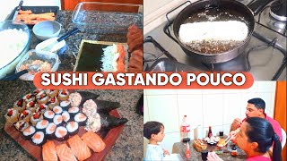 FAZENDO COMIDA JAPONESA EM CASA  Hot roll Niguiri Hossomaki e Temaki [upl. by Swift]