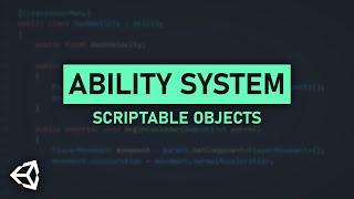 Creating an easy Ability System in Unity [upl. by Reese]