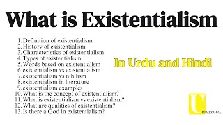 What is Existentialism Characteristics  existentialism vs absurdism  Existentialism vs nihilism [upl. by Arianie]