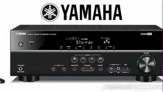 Product Tour YAMAHA RXV373BL 5Channel AV Receiver [upl. by Nyliret]