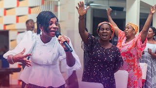 Awurama Ahinful Leads a Deep Pentecostal Worship at Santa Maria District [upl. by Webster350]