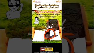 How trees stop landslide physics explained science friction soil stabilizing explore yt [upl. by Aillij443]