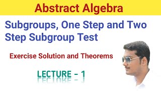 1 Subgroups  Examples  Theorems  Exercise Solution  Abstract Algebra in Bengali [upl. by Ynoep]