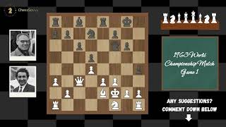 PETROSIAN VS BOTVINNIK  1963 WCC [upl. by Fabrianna698]