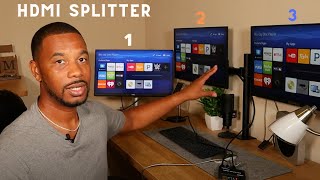 What is an HDMI Splitter  How to setup Multiple Displays [upl. by Tratner]