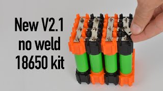 New amp improved Vruzend V21 noweld 18650 kit [upl. by Anairb]