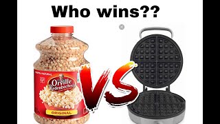 Popcorn vs Waffle Maker [upl. by Vig845]