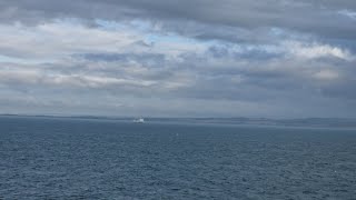 Ferry from Dunkirk France to Dover port UK  DFDS ferries  Beautiful views [upl. by Nanreit]