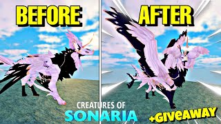 YOUTUBER EXCLUSIVE CREATURE REMODEL in Creatures of Sonaria [upl. by Sidnak]