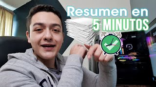 RESUME un texto en menos de 5 minutos  Página para resumir textos [upl. by Eciuqram]