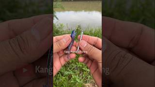 Diy Fishing rig How to set Fishing bait soft lure fishing fishingknots angler tutorial diy [upl. by Lehsar]