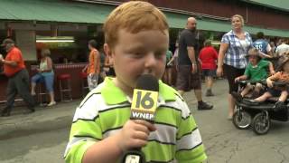 quotApparentlyquot This Kid is Awesome Steals the Show During Interview [upl. by Kamillah]