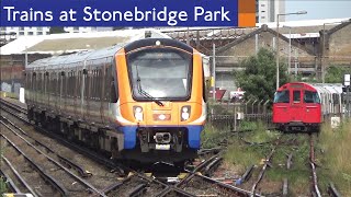 London Overground And Bakerloo Line Trains At Stonebridge Park [upl. by Weisburgh]