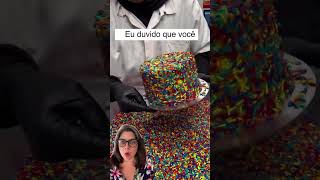 Melhor jeito de coloca granulado no bolo😮😋 [upl. by Jannel]