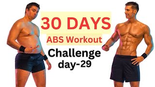 30 DAYS ABS Workout Challenge day 29 [upl. by Anyar]