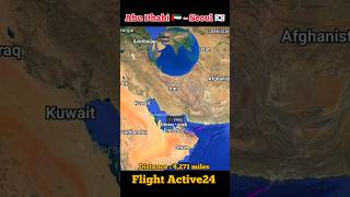 Abu Dhabi to Seoul flight Route ✈️  Etihad Airways  flight aviation [upl. by Lancaster131]