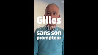 Gilles Bouleau présentateur du JT de 20H  Interview sans prompteur [upl. by Nayrda]