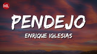 Enrique Iglesias  PENDEJO Letra  Lyrics [upl. by Netsew]