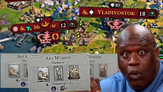 I Conquered The World Without Building A Single Soldier  Civ 6 [upl. by Assirahs]