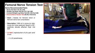 Femoral Nerve Tension Test  Rationale amp Interpretation [upl. by Arnon]