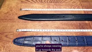 HOW TO ORDER YOUR CORRECT BELT SIZE [upl. by Gnemgnok]