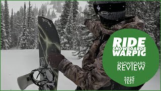 Ride Warpig Snowboard 2025 Preview [upl. by Romney]