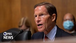 WATCH Sen Blumenthal questions acting Secret Service and FBI leaders on Trump rally shooting probe [upl. by Chak]